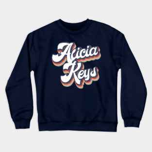 KakeanKerjoOffisial VintageColor Alicia Keys Crewneck Sweatshirt